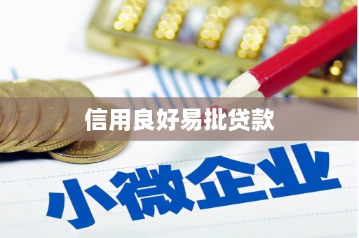 铜陵信用良好易批贷款