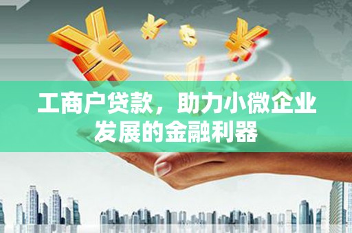 涵江工商户贷款，助力小微企业发展的金融利器