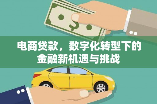 周宁电商贷款，数字化转型下的金融新机遇与挑战
