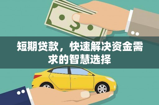 泸州短期贷款，快速解决资金需求的智慧选择