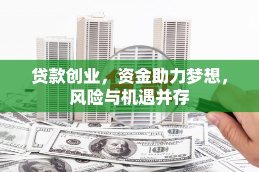 海东贷款创业，资金助力梦想，风险与机遇并存