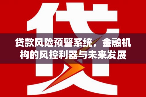 崇阳贷款风险预警系统，金融机构的风控利器与未来发展