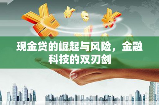 镇赉现金贷的崛起与风险，金融科技的双刃剑