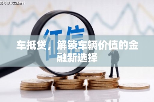 肇源车抵贷，解锁车辆价值的金融新选择