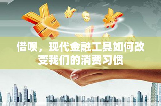 朔城借呗，现代金融工具如何改变我们的消费习惯
