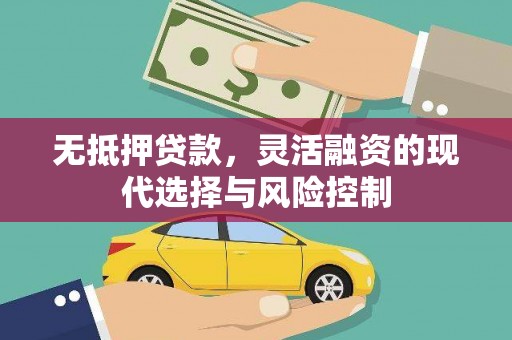 泸溪无抵押贷款，灵活融资的现代选择与风险控制