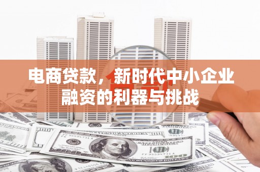 殷都电商贷款，新时代中小企业融资的利器与挑战