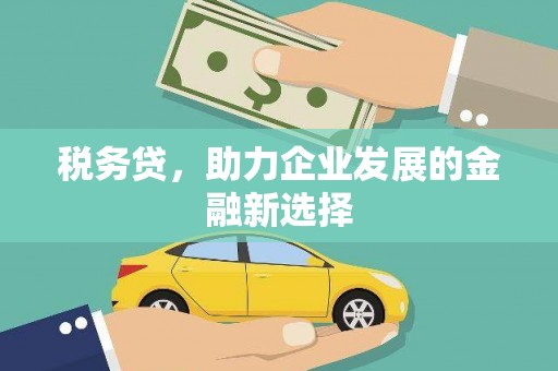 信阳税务贷，助力企业发展的金融新选择