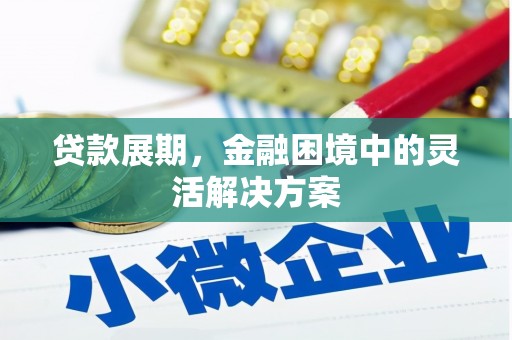 桦川贷款展期，金融困境中的灵活解决方案