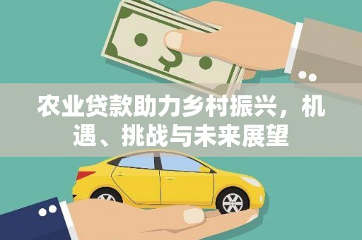 横山农业贷款助力乡村振兴，机遇、挑战与未来展望