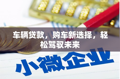 三水车辆贷款，购车新选择，轻松驾驭未来