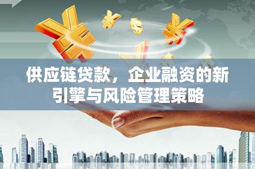 安居供应链贷款，企业融资的新引擎与风险管理策略