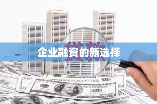 临渭企业融资的新选择