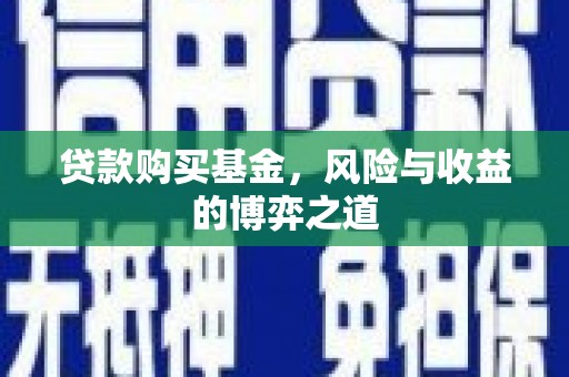 红寺堡贷款购买基金，风险与收益的博弈之道