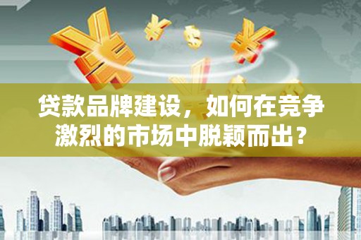 大洼贷款品牌建设，如何在竞争激烈的市场中脱颖而出？