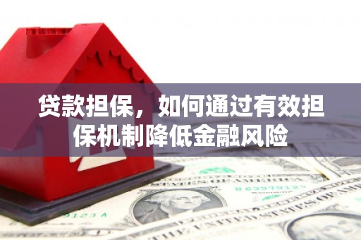 禹会贷款担保，如何通过有效担保机制降低金融风险