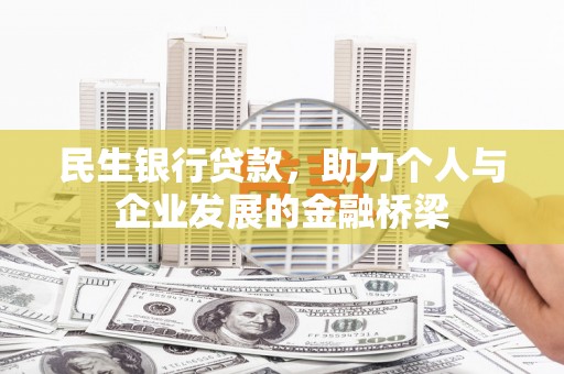 长海民生银行贷款，助力个人与企业发展的金融桥梁