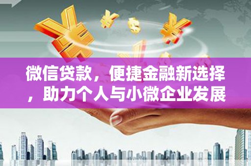 大寮微信贷款，便捷金融新选择，助力个人与小微企业发展