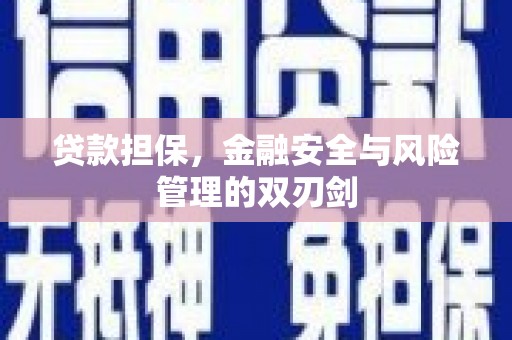 胶州贷款担保，金融安全与风险管理的双刃剑
