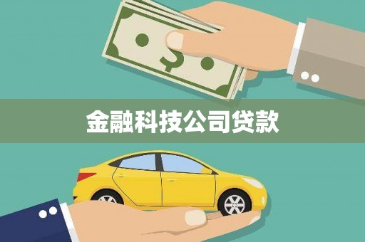 南市金融科技公司贷款
