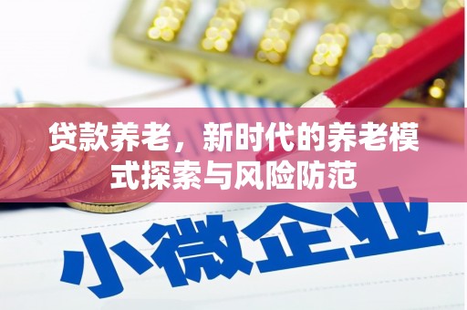 阿里贷款养老，新时代的养老模式探索与风险防范