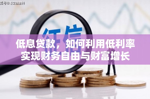 市中区低息贷款，如何利用低利率实现财务自由与财富增长