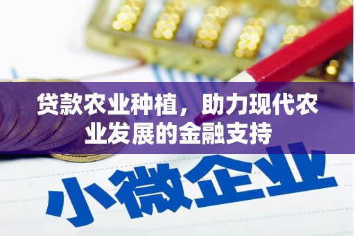市中区贷款农业种植，助力现代农业发展的金融支持